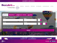 Tablet Screenshot of descubrir.com